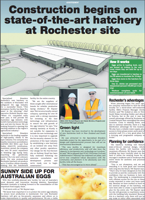 construction begins at Rochester